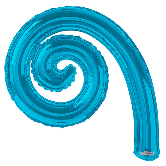 SC Kurly Spiral Turquoi Blue