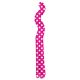 SC Kurly Zig Zag Hot Pink Dots