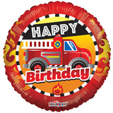 Camión de bomberos de cumpleaños de PR