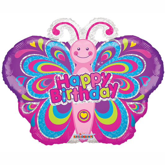 PR Hb Forma de mariposa colorida