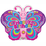 PR Hb Forma de mariposa colorida