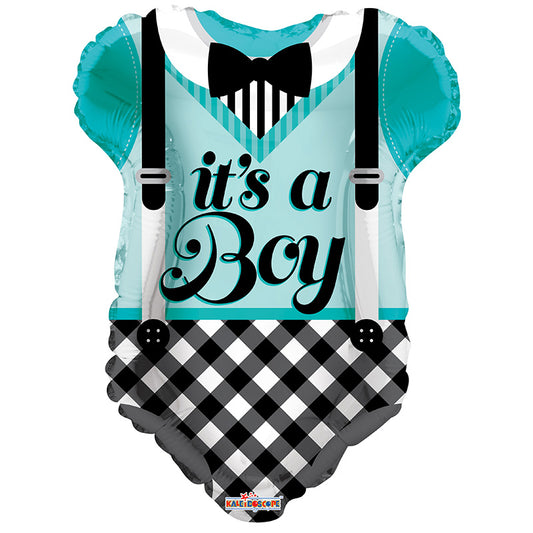 Ropa de bebé azul PR forma