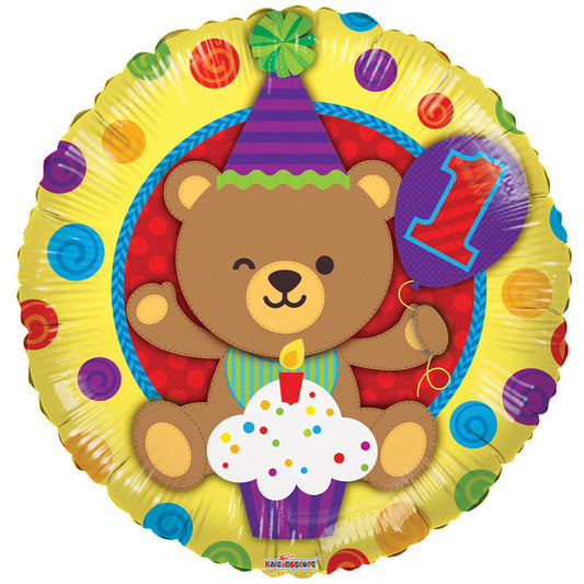Oso de cumpleaños SV de 1er año