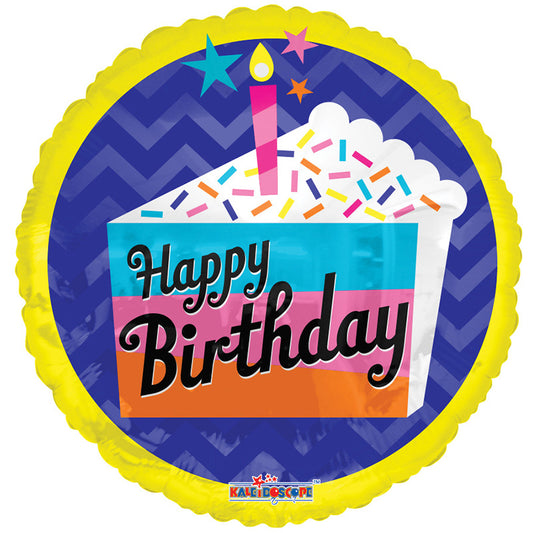 Rebanada de pastel de cumpleaños de SV
