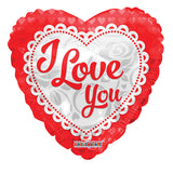 Corazón bordado SV Ily