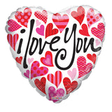PR Muchos corazones sobre blanco