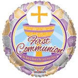 BV First Communion Stained Glass