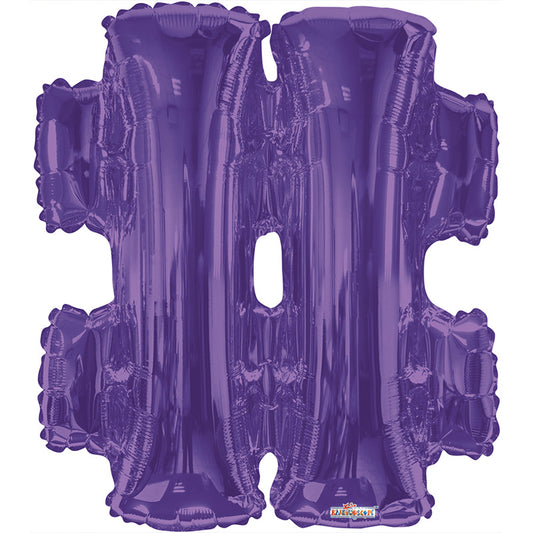SC Hashtag Symbol Purple Shape