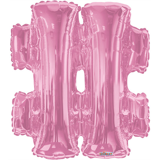 SC Hashtag Symbol Light Pink Shape