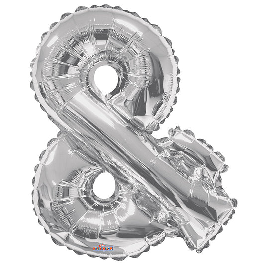 SC Ampersand Symbol Silver Shape