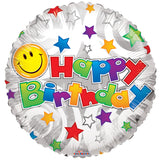 BV Birthday Happy Face White