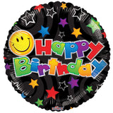 BV Birthday Happy Face Black