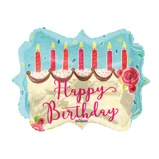 Pastel de cumpleaños de relaciones públicas en forma de marquesina