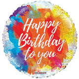 Brochas holográficas de cumpleaños de PR