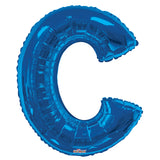 Letra C de SC, forma azul real