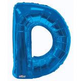 SC Letter D Royal Blue Shape