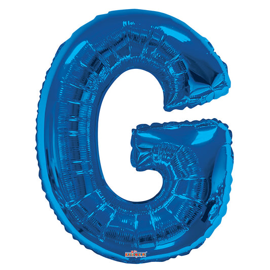 Letra G de SC, forma azul real