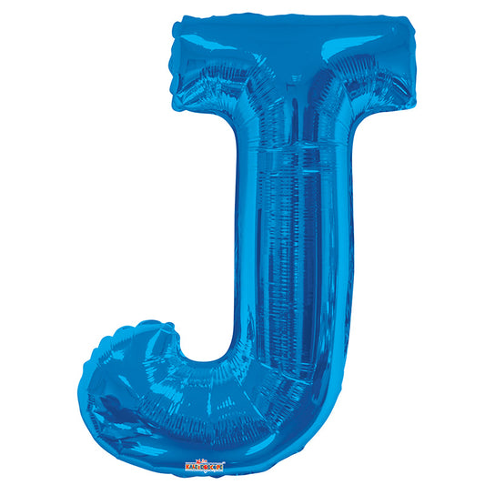 Letra J de SC, forma azul real