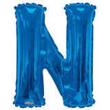 Letra N de SC, forma azul real