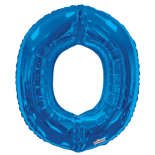 Letra O de SC, forma azul real