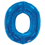 Letra O de SC, forma azul real