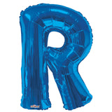 Letra R de SC en forma azul real
