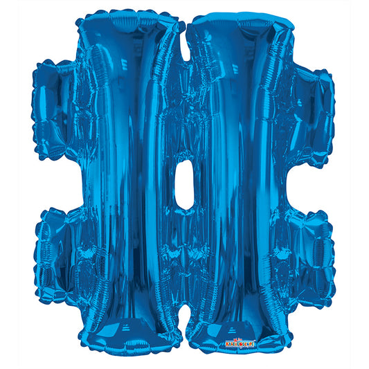 SC Hashtag Royal Blue Shape