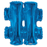 SC Hashtag Royal Blue Shape