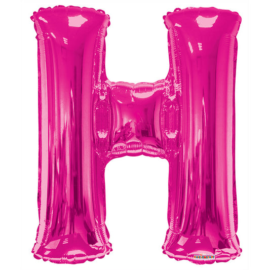 Letra H magenta