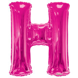 Letra H magenta