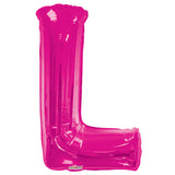 Letra L magenta