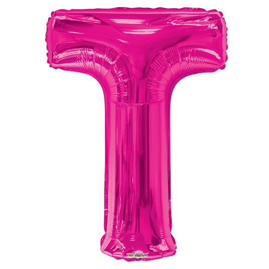 Letra T magenta