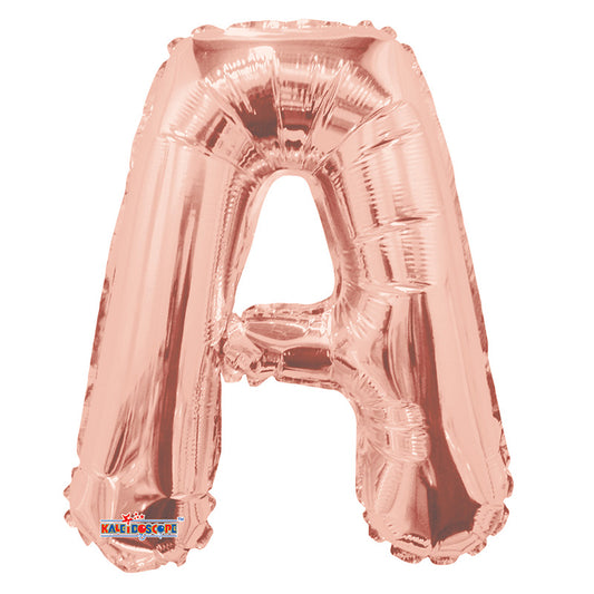 SC Letter A Rose Gold Shape