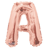 SC Letter A Rose Gold Shape