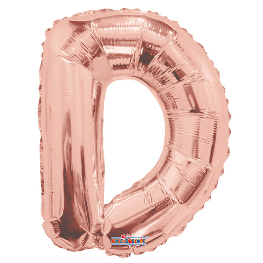 SC Letter D Rose Gold Shape