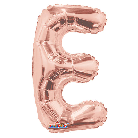 SC Letter E Rose Gold Shape
