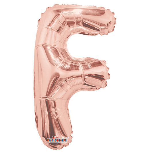 SC Letter F Rose Gold Shape