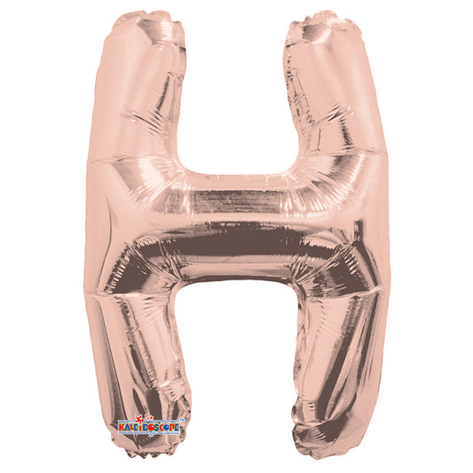 SC Letter H Rose Gold Shape