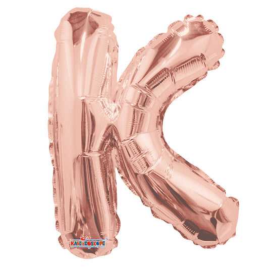 SC Letter K Rose Gold Shape