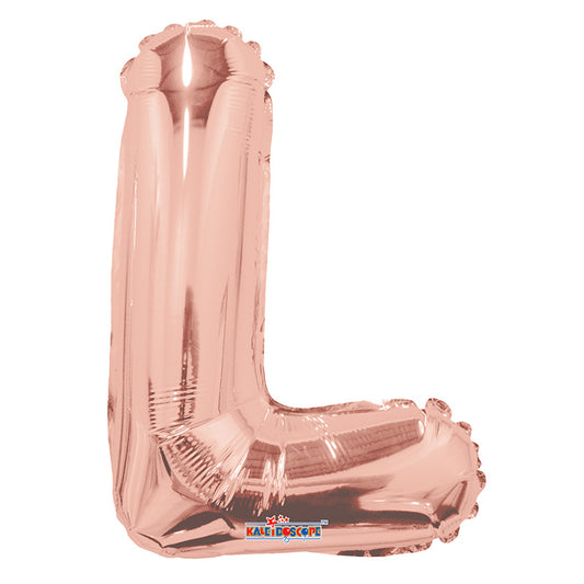 SC Letter L Rose Gold Shape