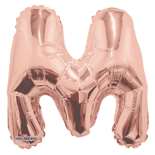 SC Letter M Rose Gold Shape
