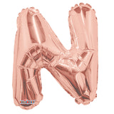 SC Letter N Rose Gold Shape