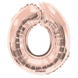 SC Letter O Rose Gold Shape