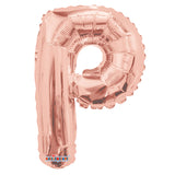 SC Letter P Rose Gold Shape