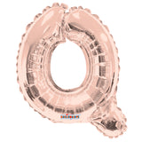 SC Letter Q Rose Gold Shape