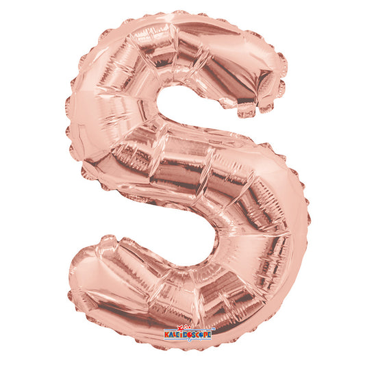SC Letter S Rose Gold Shape
