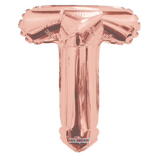 SC Letter T Rose Gold Shape