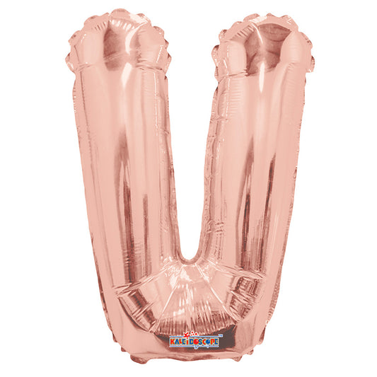 SC Letter V Rose Gold Shape