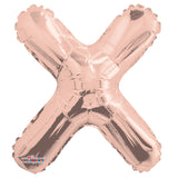 SC Letter X Rose Gold Shape