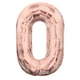 SC Number 0 Rose Gold Shape